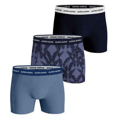 Björn Borg Boxer Herren Boxershorts 3er Pack - Cotton Stretch