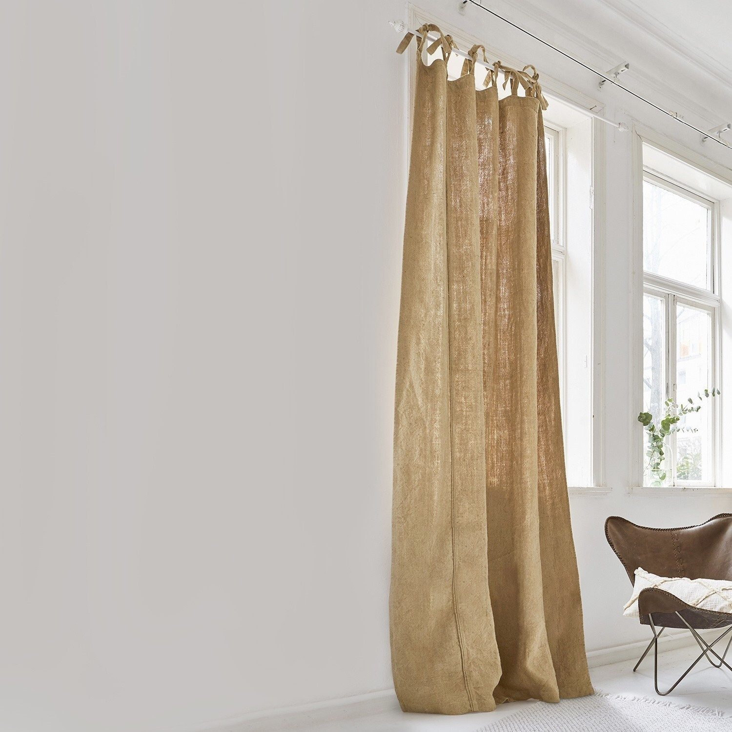 Mirabeau Vorhang Gardine Uma beige günstig online kaufen