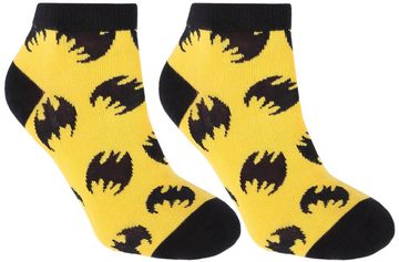 Sarcia.eu Haussocken Gelb-schwarze Socken, Füßlinge Batman DC Comics 2-3 Jahr