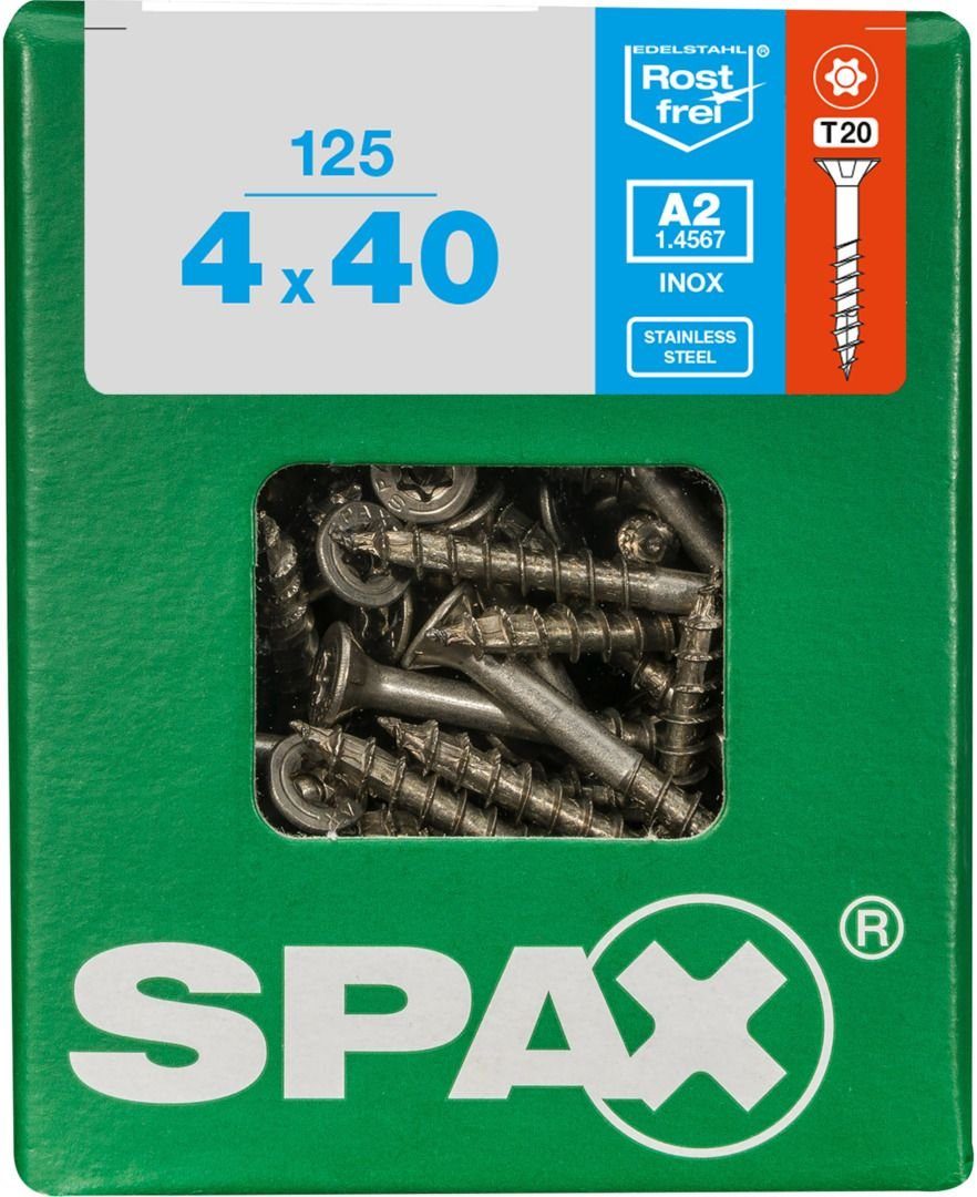 SPAX Holzbauschraube Spax Universalschrauben 4.0 x 40 mm TX 20 Senkkopf