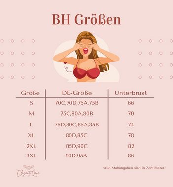 Elegant Love Push-up-BH Kurzes Damen-Tank-Top, Lingerie & Unterwäsche für Damen, Drahtloser BH (1-tlg) Dessous für Frauen, Crop-Top, Dessous mit Spitze und Tüll, sexy Bra