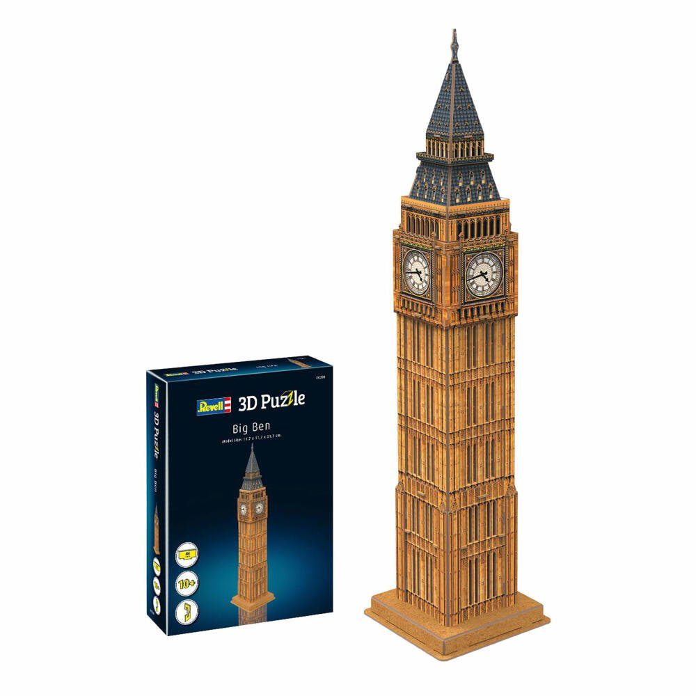 Revell® 3D-Puzzle Big Ben 00201, 44 Puzzleteile