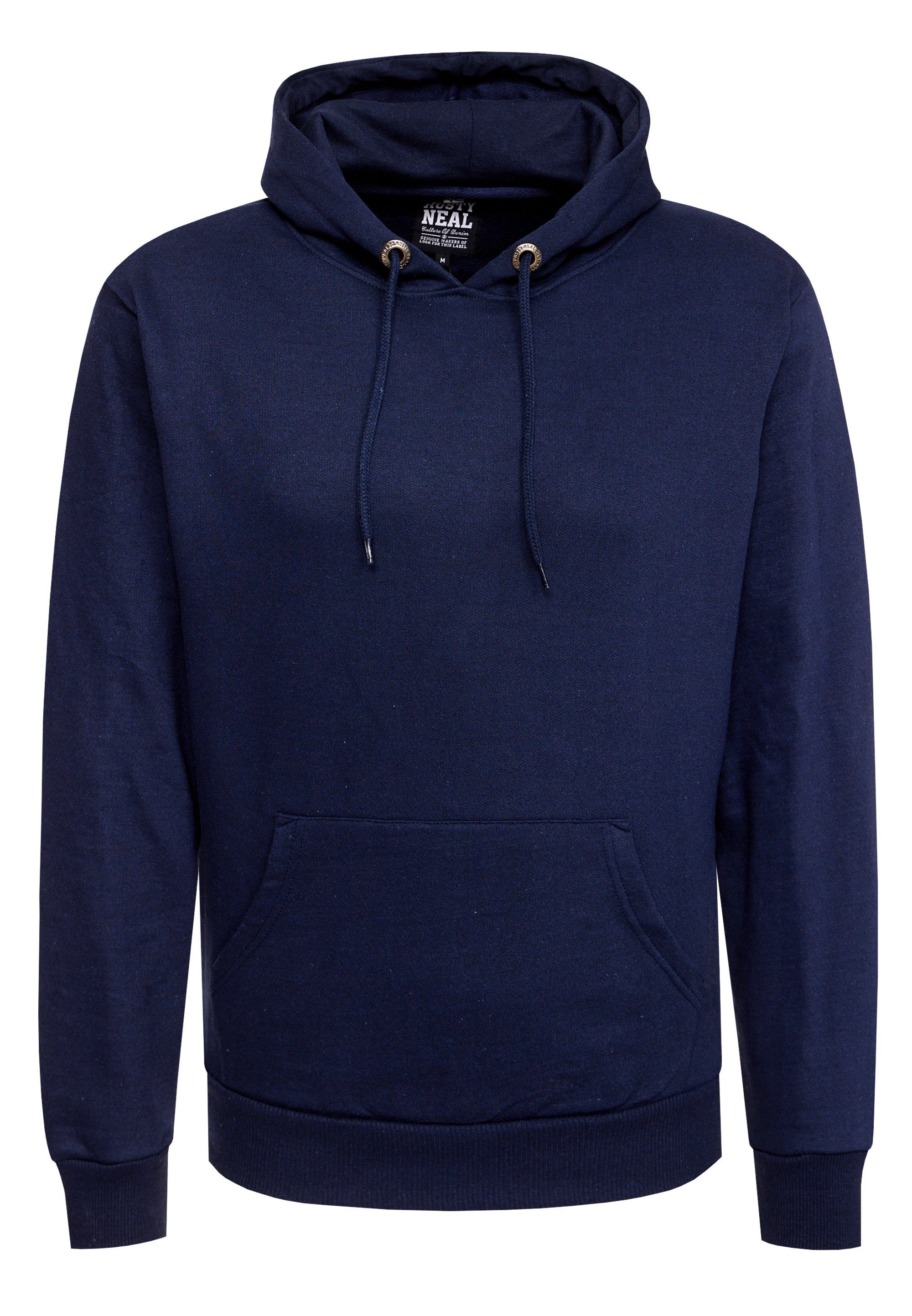 Kapuzensweatshirt Fit-Passform in Regular bequemer Neal Rusty dunkelblau