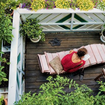 relaxdays Gartenfigur Sonnenuhr Garten