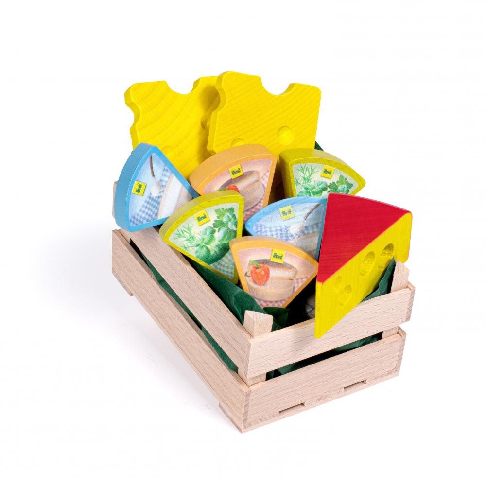 Erzi® Spiellebensmittel Sortiment Käse, klein, (Set, 10-tlg., 1), Made in Germany