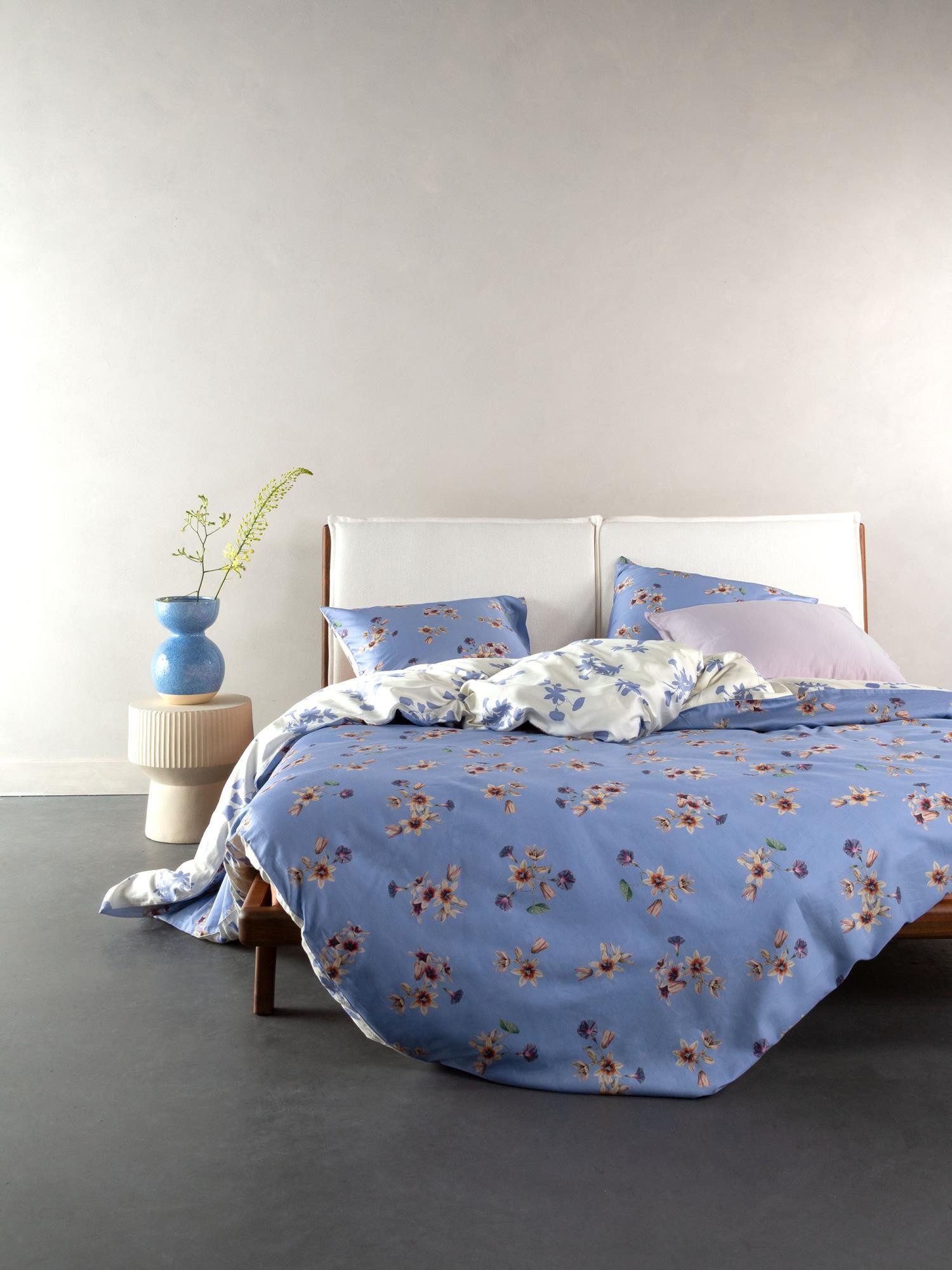 Essenza Bettwäsche Fiora, Satin, 2 teilig, mit floralem Muster günstig online kaufen