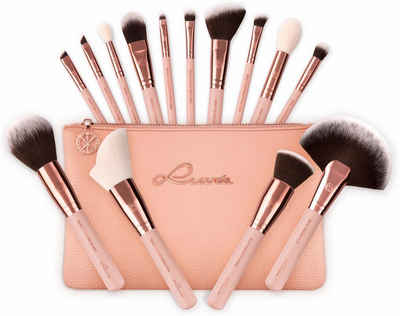 Luvia Cosmetics Kosmetikpinsel-Set Essential Brushes - Rose Golden Vintage, 15 tlg., vegan