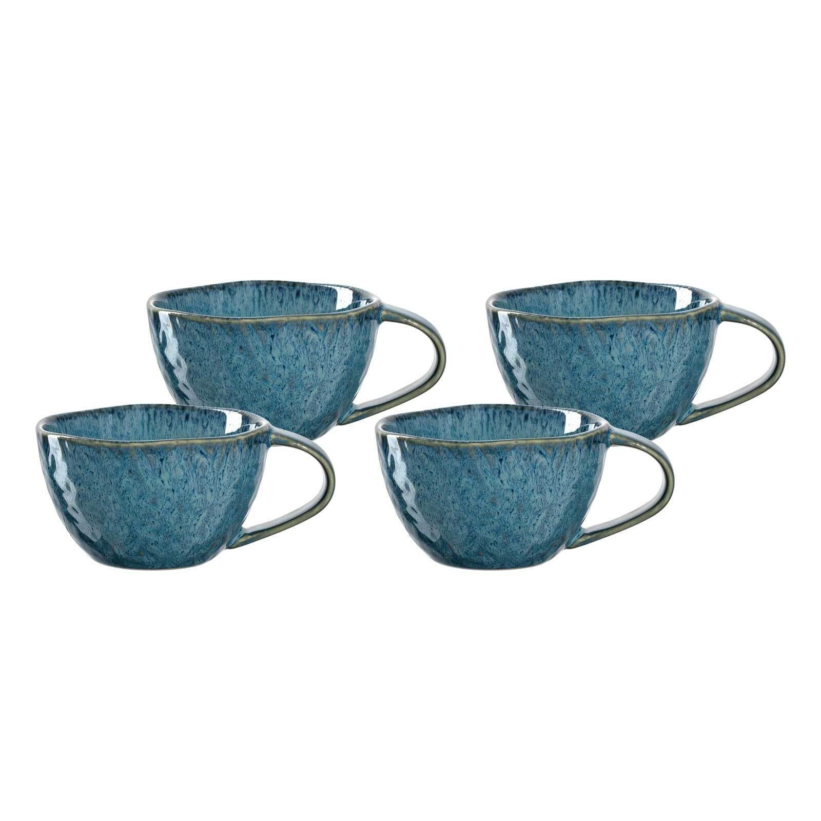 LEONARDO Tasse Matera Tassen ml Keramik 4er 290 blau Set