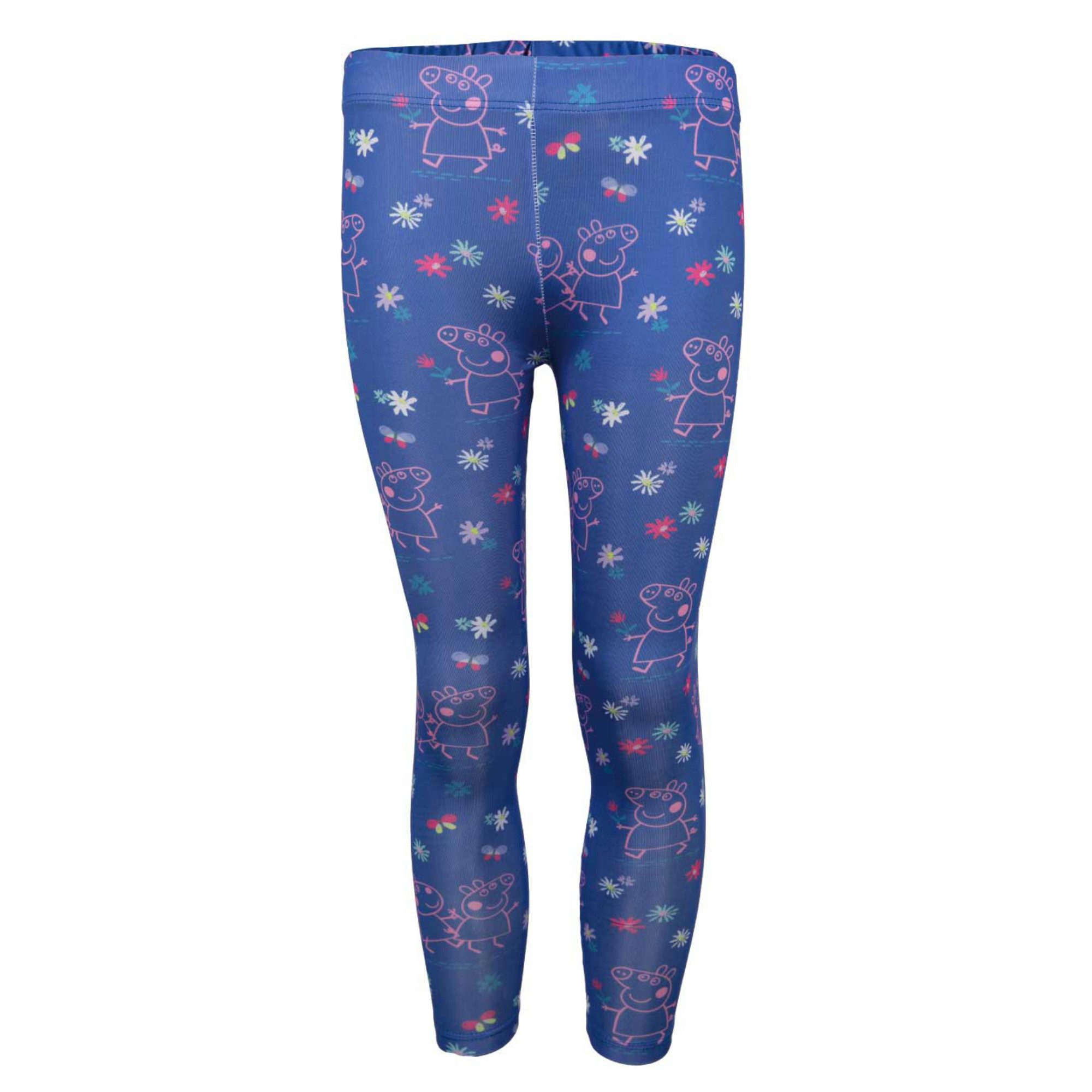 Peppa Pig Leggings Peppa Wutz Pig Mädchen Kinder Leggings Hose Gr. 92 bis 128