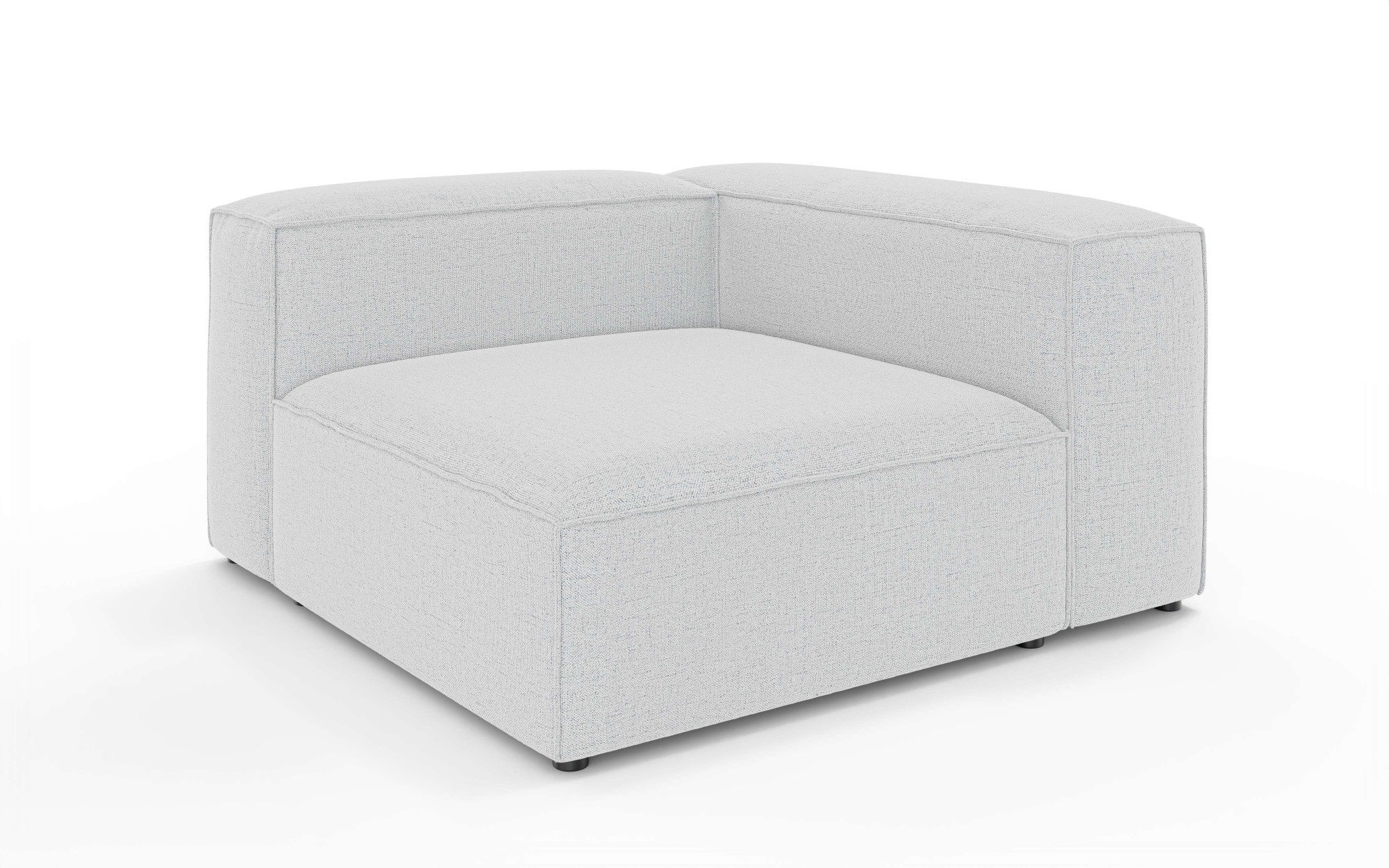 OTTO home Ottomane HAILY links/rechts bestellbar, Loungemöbel, Maße B/T/H: 130/130/72 cm, als Modul oder separat verwendbar, für individuelle Zusammenstellung