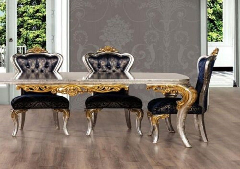 Neu rokoko Stühle Ess Barock JVmoebel Stuhl 1x Esszimmerstuhl, Holz Stil Luxus Esszimmerstuhl