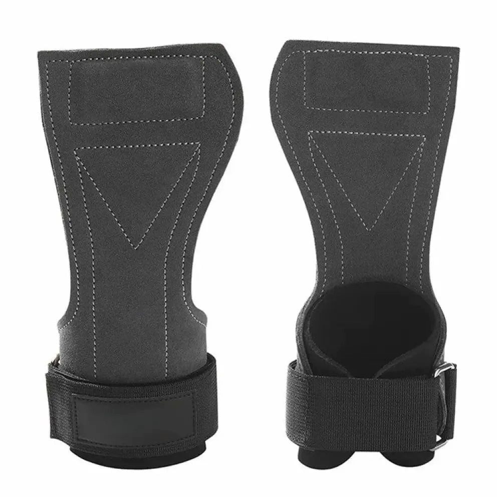 Sport-Knight® Zughilfe Premium Griffhilfen mit Handgelenkstütze, Zughilfen aus Leder