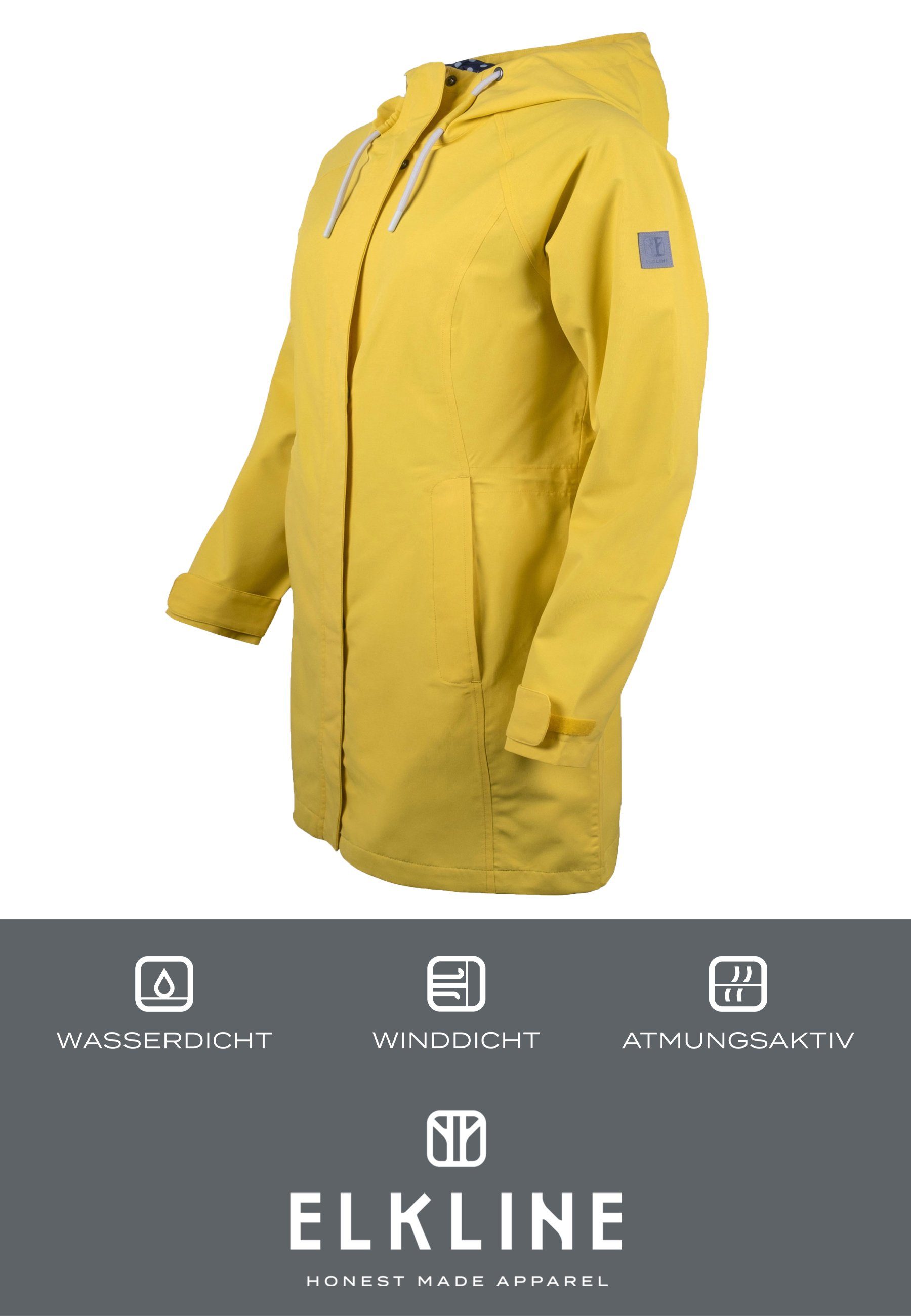 Elkline Regenjacke Feel Good Alltagstauglicher Regenmantel wasserdicht