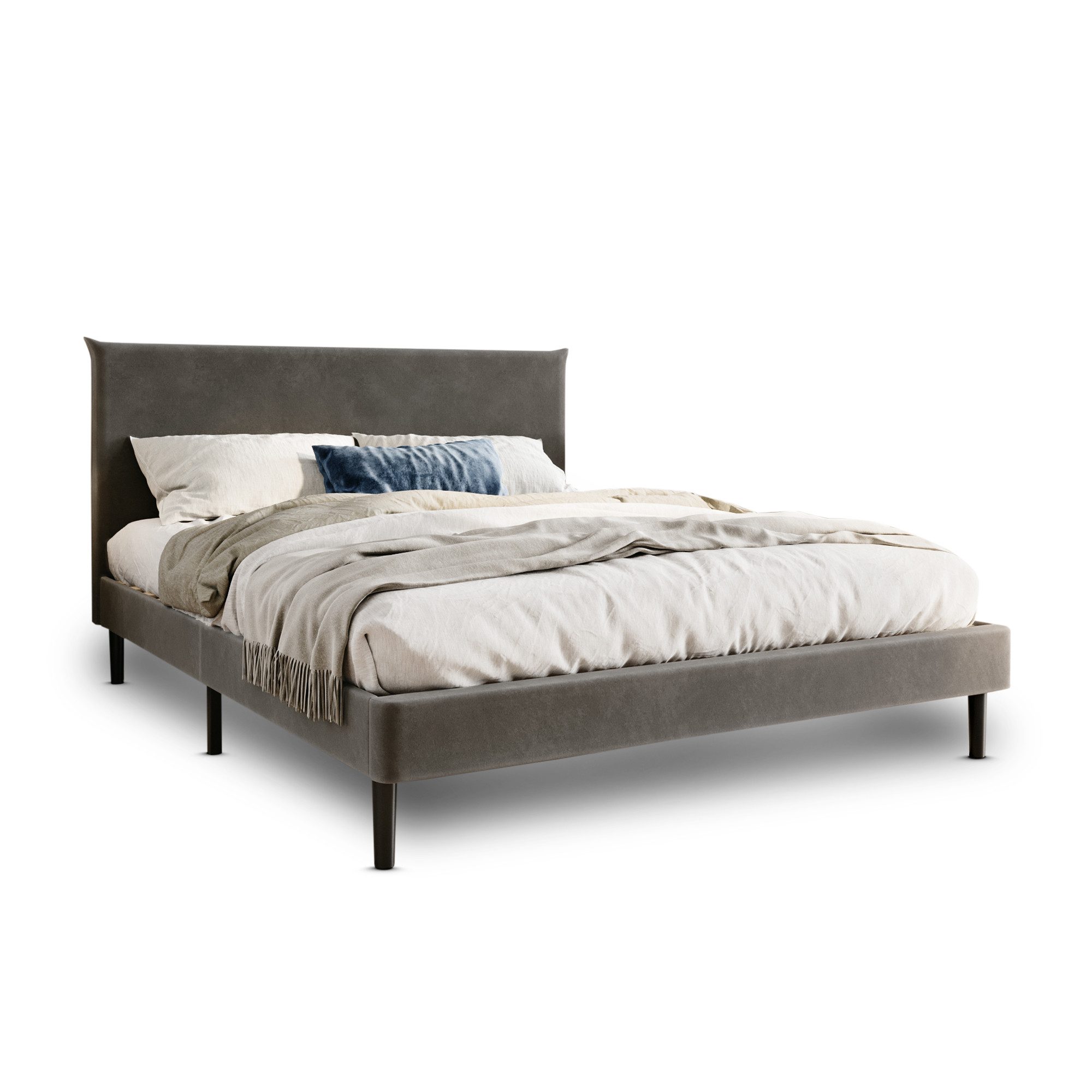 Home Collective Polsterbett 140x200 und 160x200 cm mit Lattenrost und weich günstig online kaufen