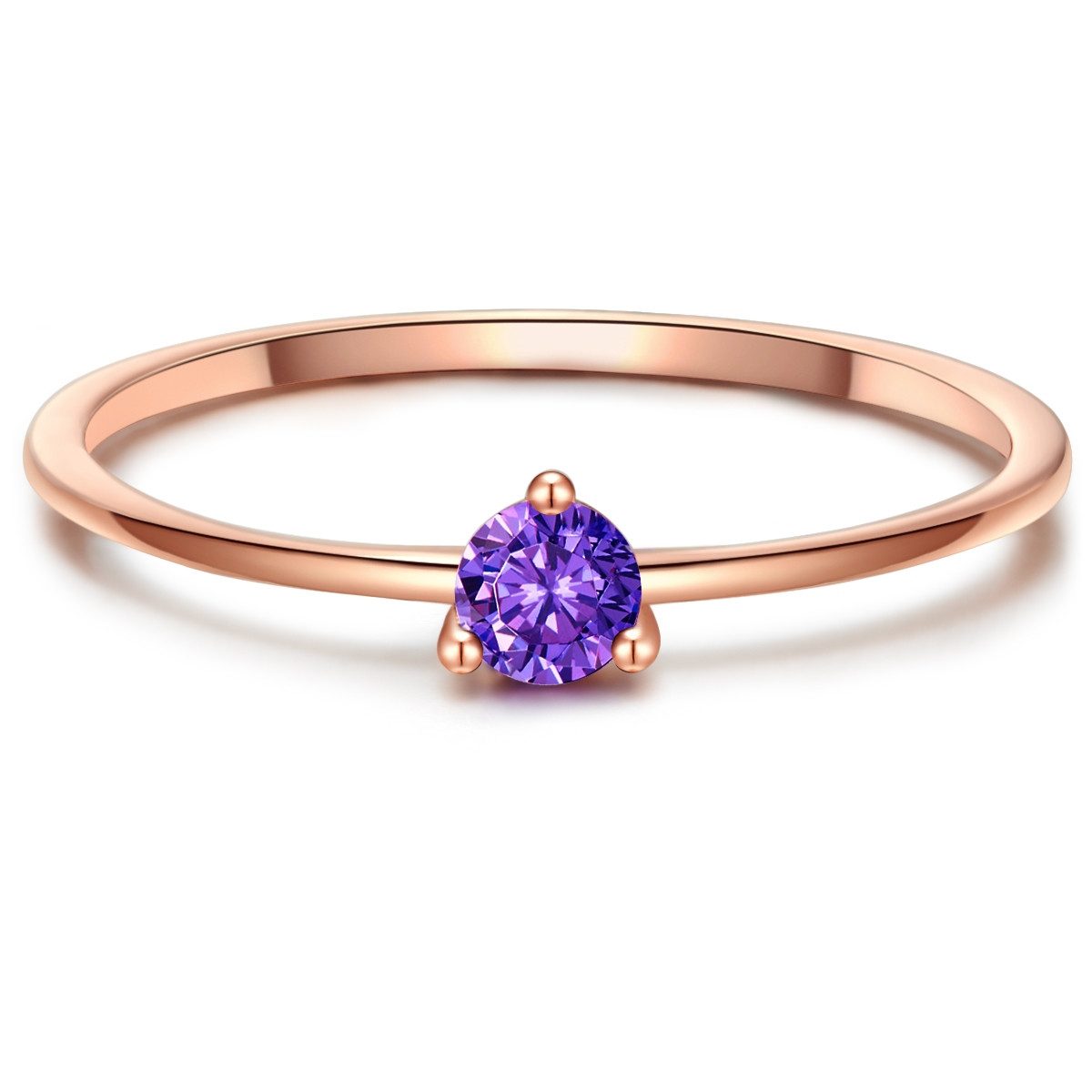 Glanzstücke München Solitärring GSM741 (1-tlg), aus Sterling Silber
