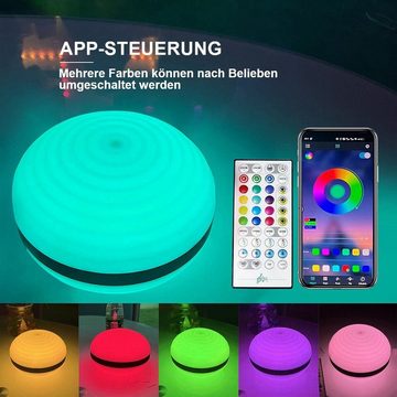 yozhiqu LED Nachtlicht Intelligente sprachgesteuerte Nachttischlampe, LED-Nachtlicht, Infrarot plus Bluetooth-Fernbedienung, Multifunktions-Touch-Taste
