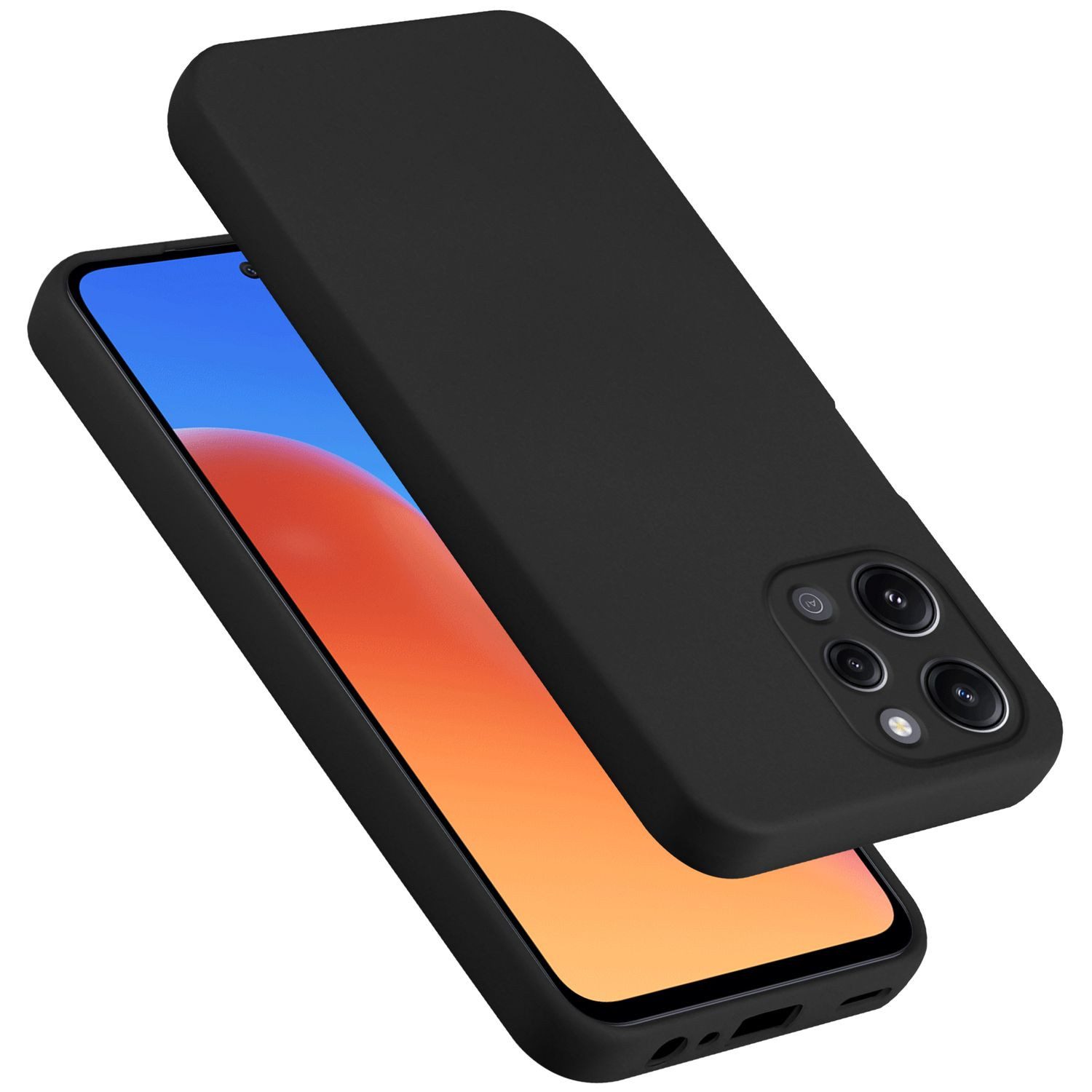 Cadorabo Handyhülle für Redmi 12 Hülle Redmi 12, Flexible Hülle TPU Silikon Schutzhülle Back Cover Case