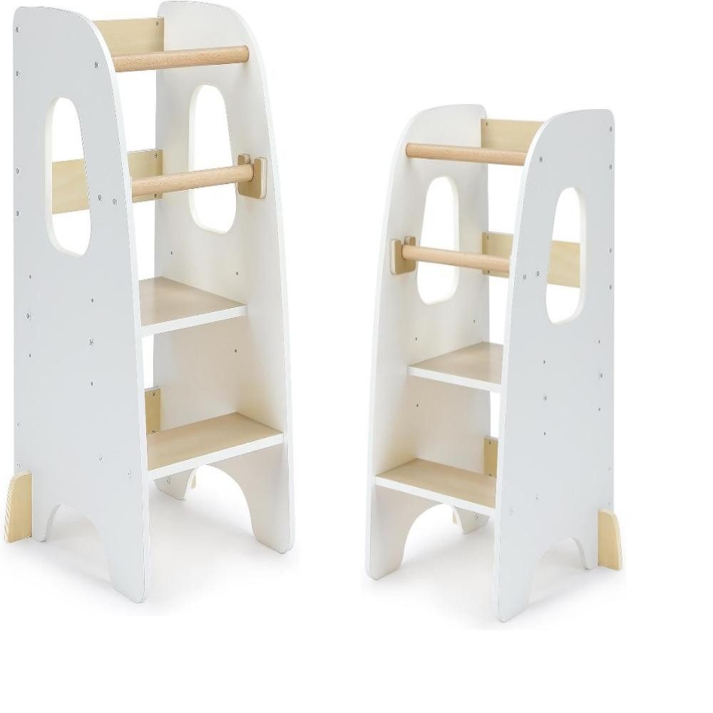 OUNUO Tritthocker Lernturm höhenverstellbar für Kinder ab 1.5 Jahr, Küchenh günstig online kaufen