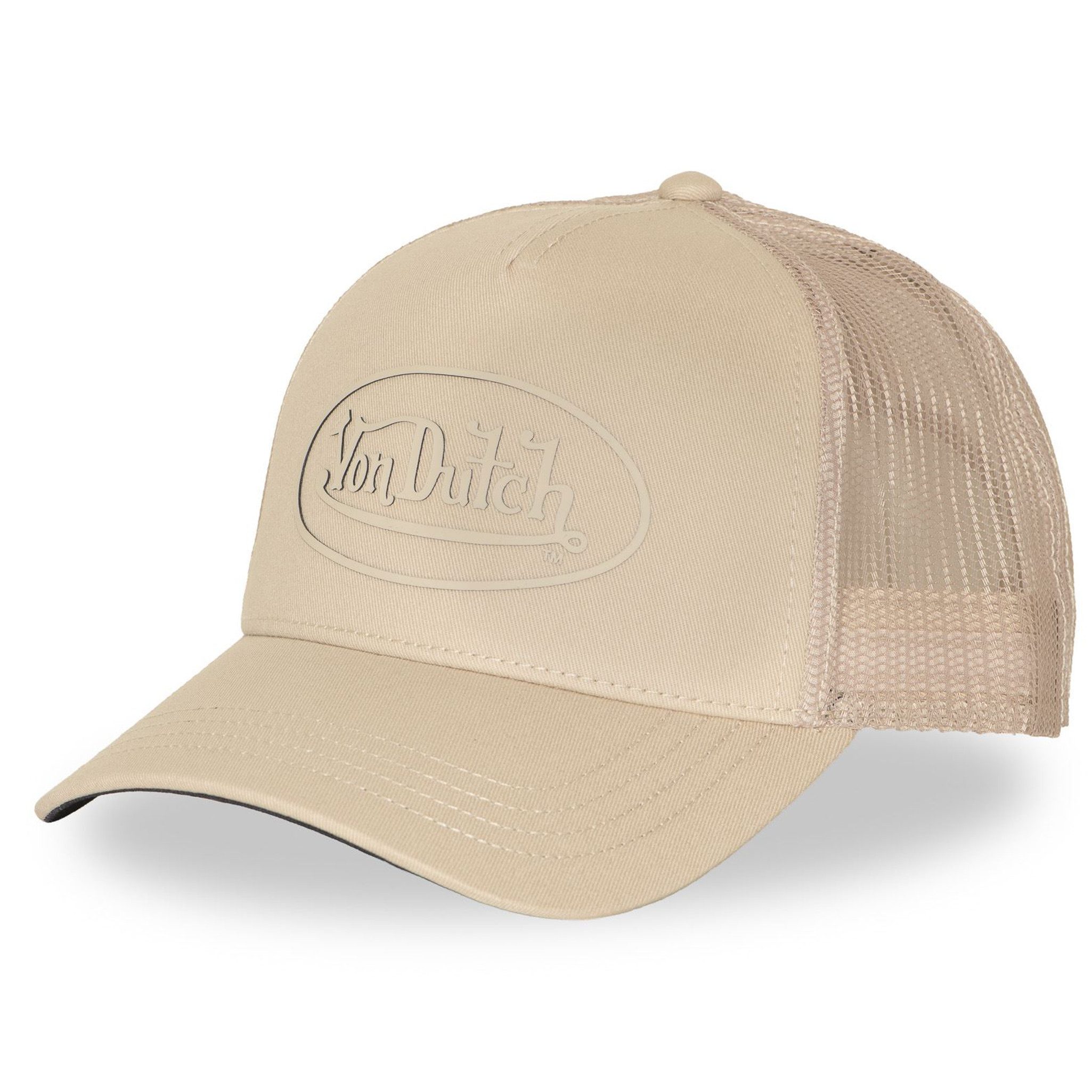 Von Dutch Trucker Cap Von Dutch Originals Trucker Cap - CALIFORNIA Twill Rubber T/T (Basecap, Basecap, Meshcap, Trucker Kappe)