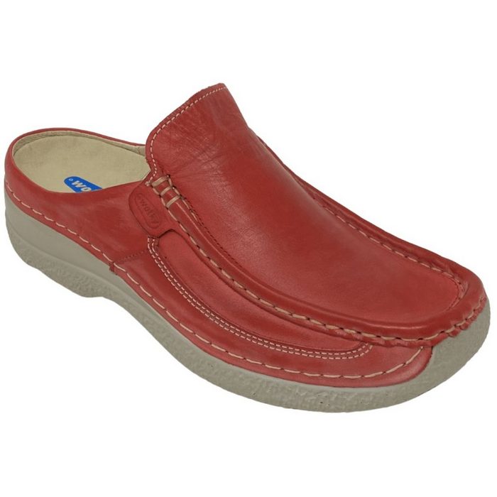 WOLKY rot Clog (1-tlg)