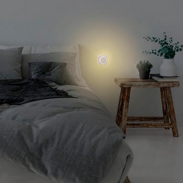 Hama LED Nachtlicht LED-Nachtlicht "Touch Switch", Nachtlicht, LED fest integriert, Warmweiß