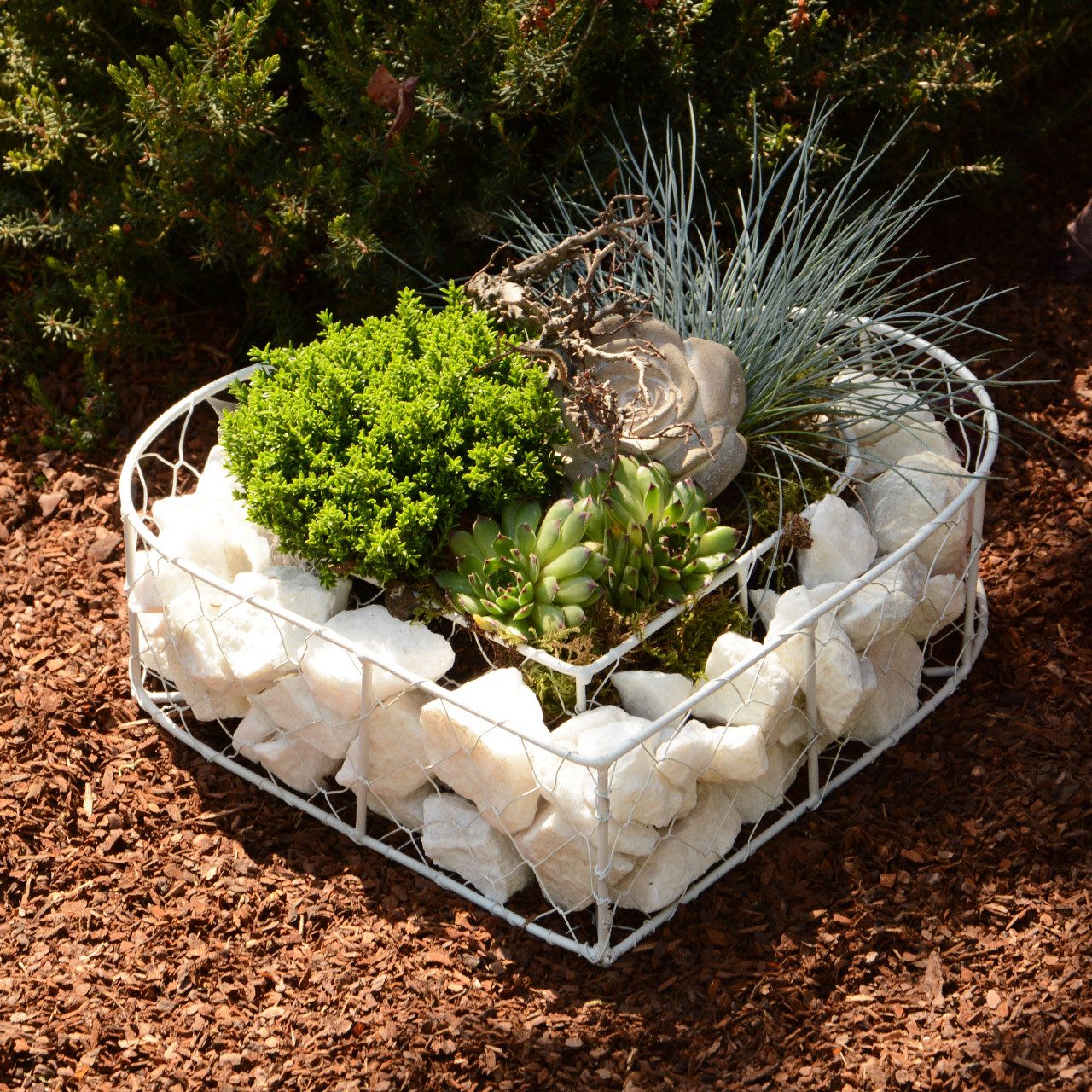 UNUS GARDEN Blumenkasten Herz Metall mit günstig online kaufen