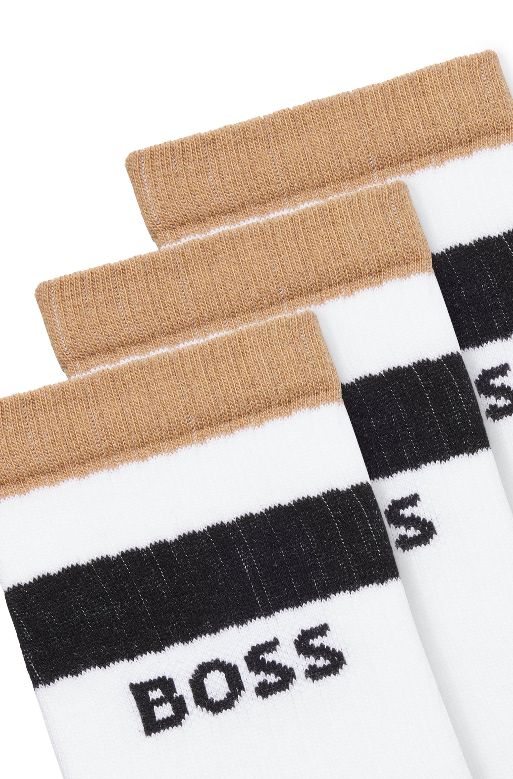 BOSS Kurzsocken 3P QS Rib Iconic günstig online kaufen