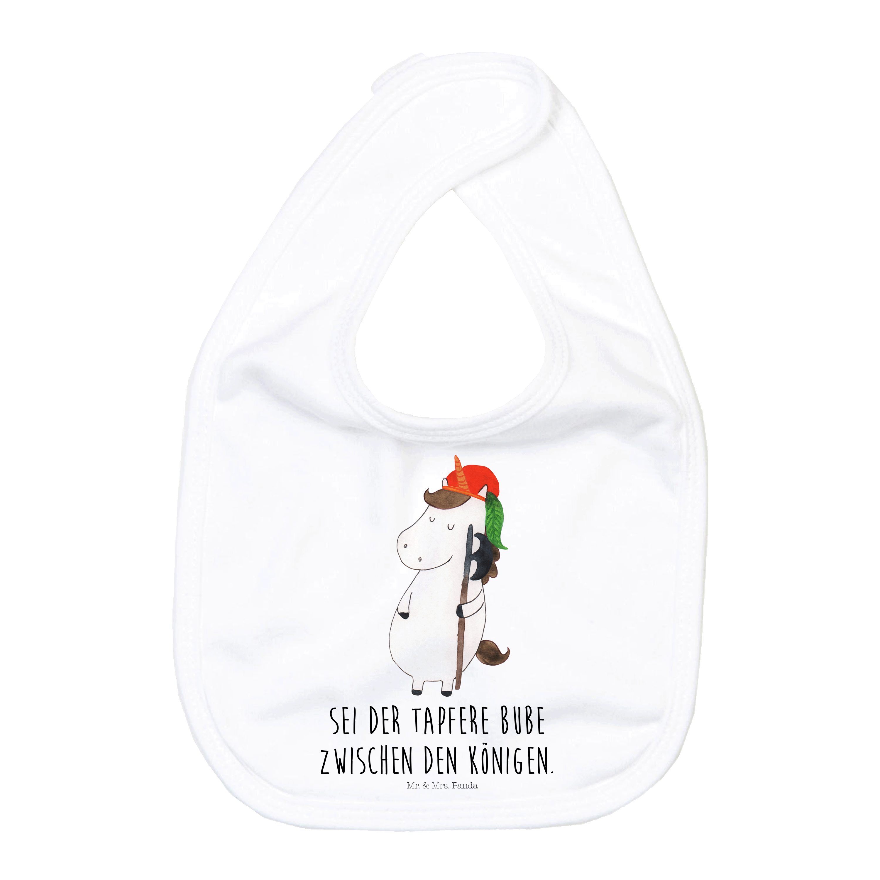 Tragetuch Einhorn Junge - Weiß - Geschenk, Geschenkidee für Babyparty, Unicorn