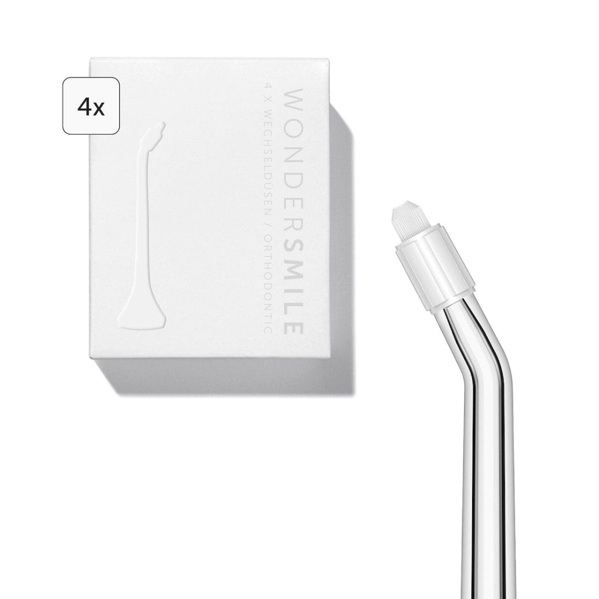 Wondersmile GmbH Mundduschen-Ersatzdüse Orthodontic Ersatzdüsen Waterflow 4er-Set