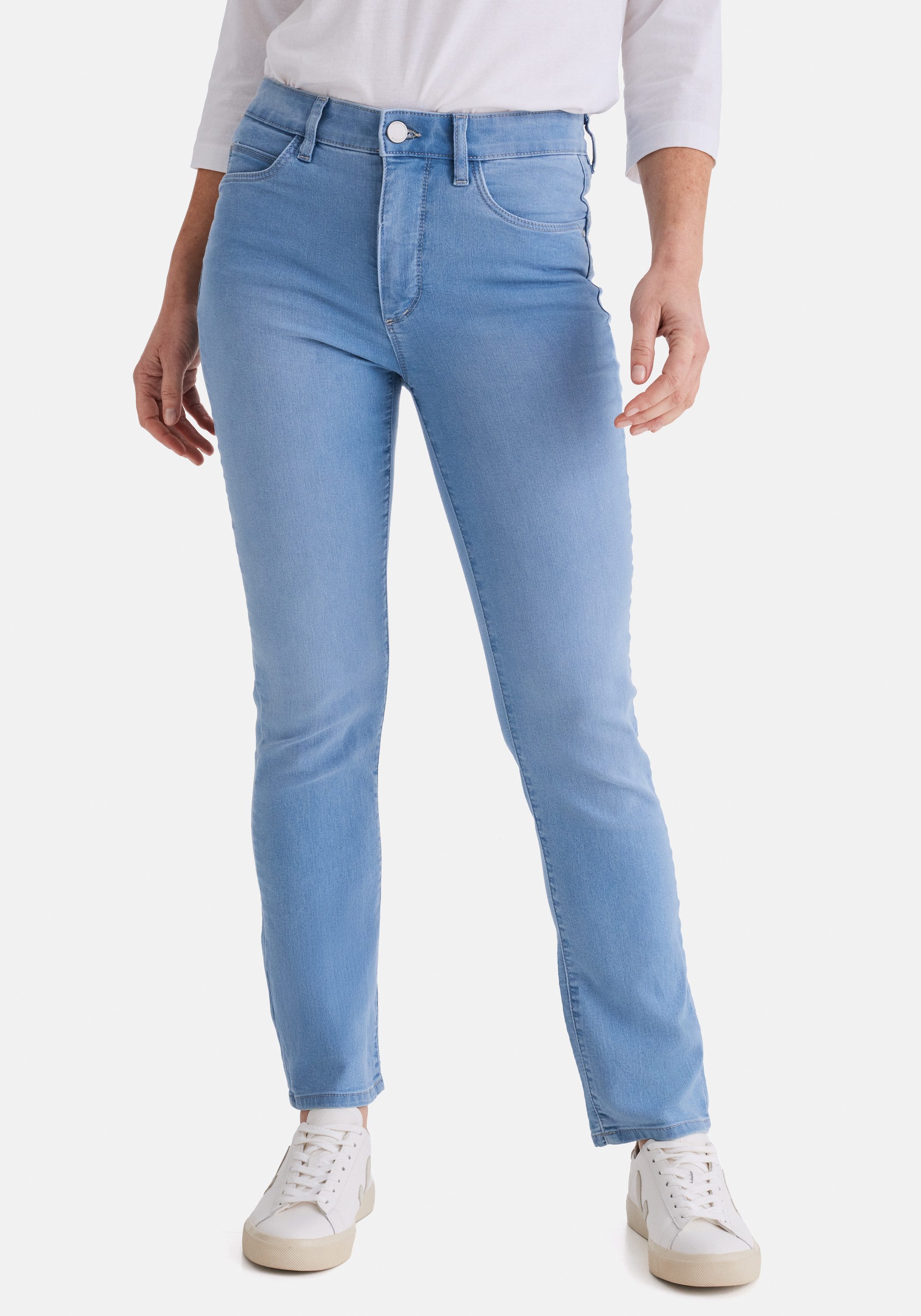 STOOKER WOMEN 5-Pocket-Jeans Milano Denim Magic Shape Fit Jeans Casual Clean Wash Denim Jeans Magic Shape Effekt für Damen