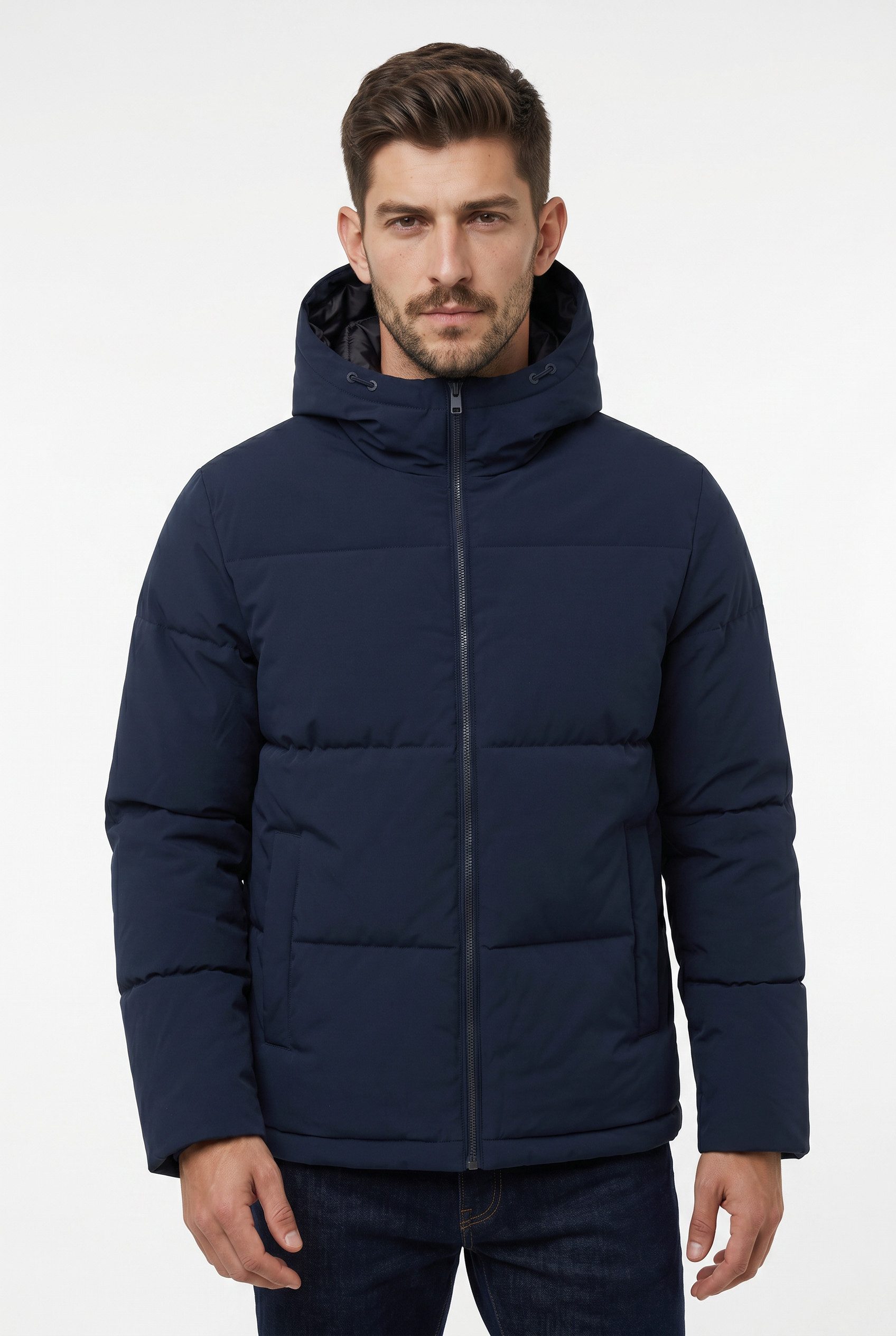 Jack & Jones Steppjacke JJNEPTUNE PUFFER JACKET Kunstfaser, Steppware, Kapuze, regular fit