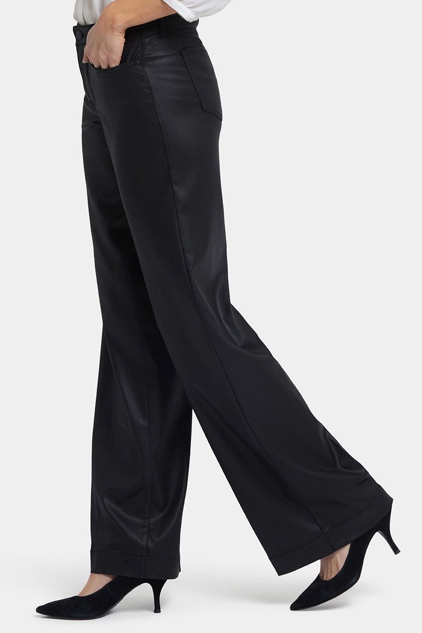 NYDJ Weite Jeans Coated Teresa Wide Leg Jeans