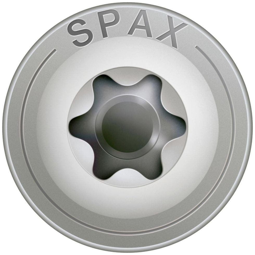 SPAX Flachrundkopfschraube Spax Tellerkopfschrauben 8.0 x 120 mm TX 40 - 20