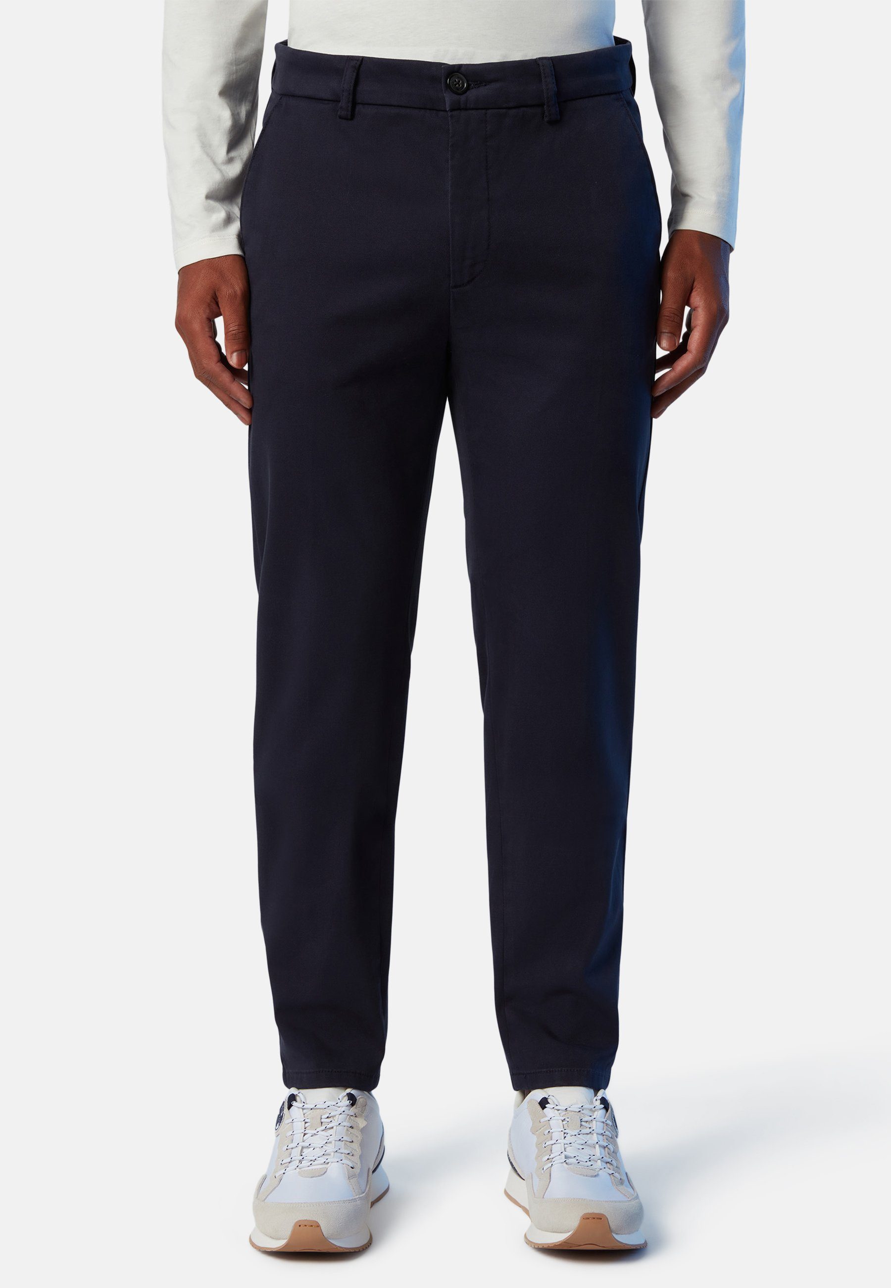 North Sails Chinohose Defender Chinohose aus Öko-Gabardine navy