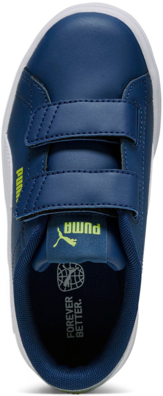 PUMA SMASH 3.0 L mit V Blue-PUMA White-Lime Klettverschluss Mid Smash-Cool PS Sneaker Gray Persian