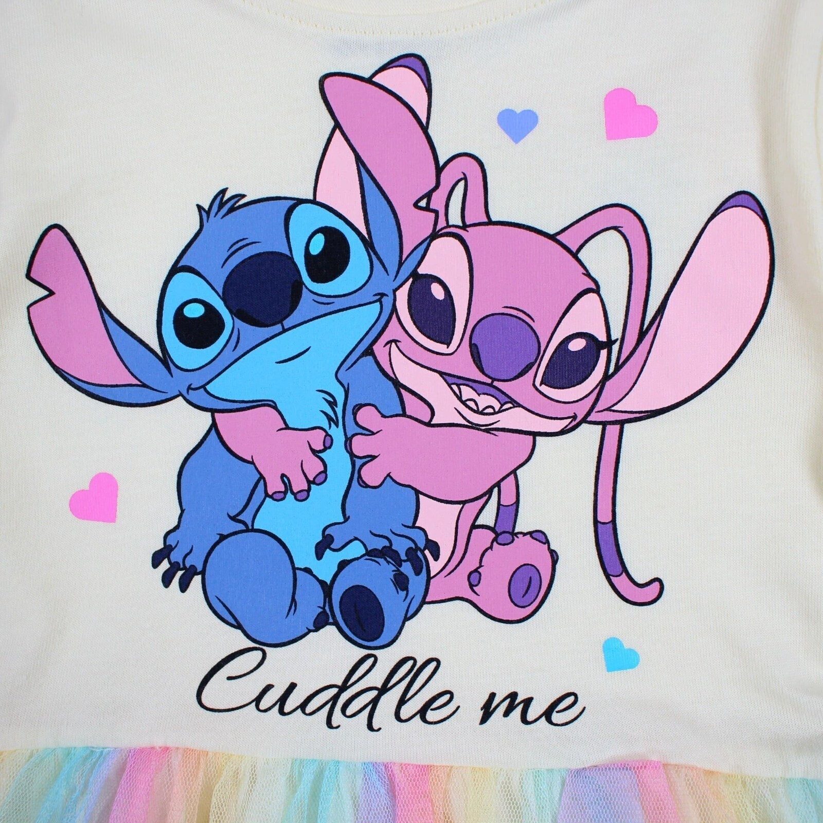 Disney Sommerkleid Disney Lilo und Stitch Kinder Mädchen Sommerkleid Kleid (1-tlg) Gr. 98 bis 128, 100% Baumwolle