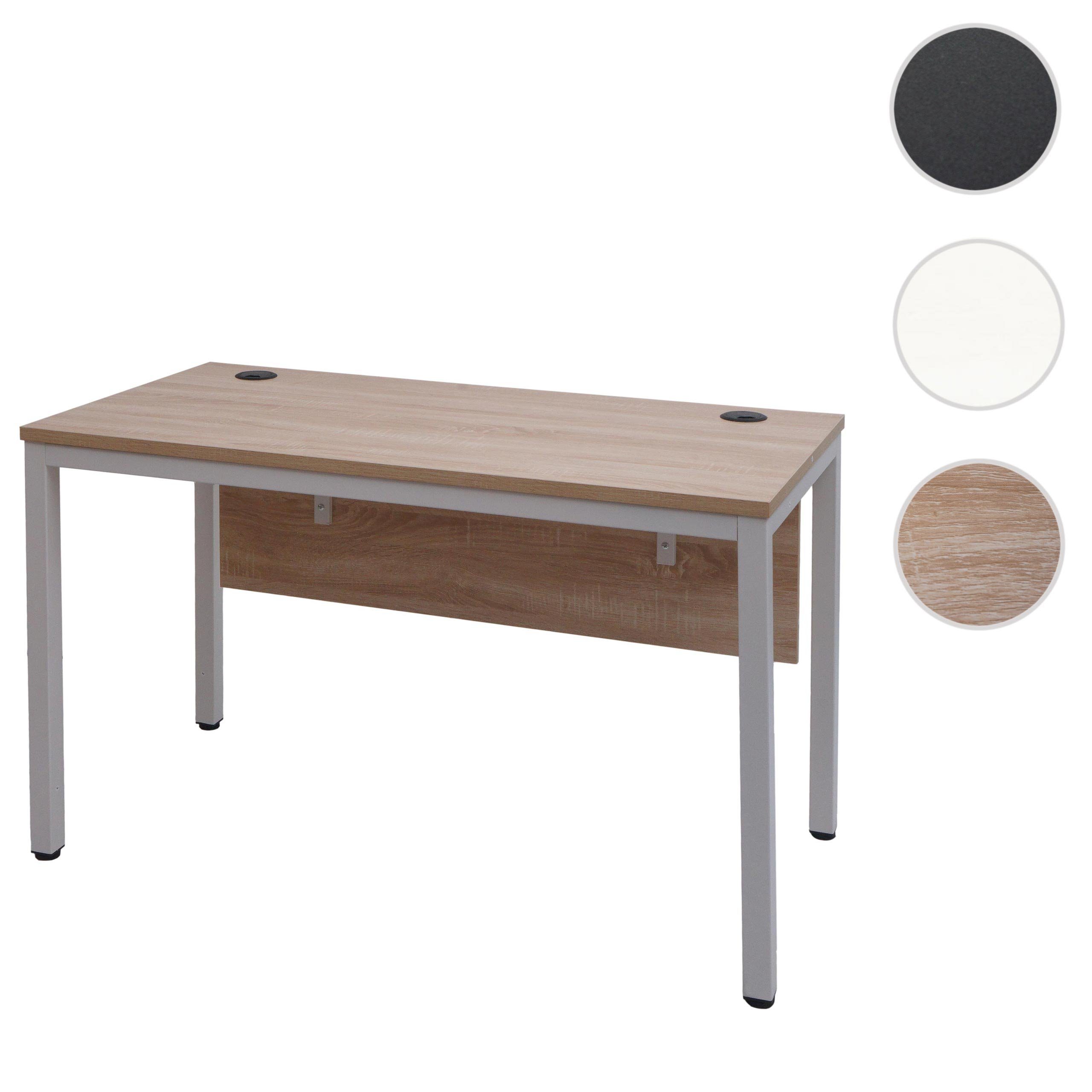 MCW Schreibtisch MCW-E94, Melaminbeschichtet, 2 anpassbare Kabelkanäle