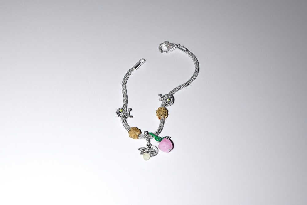 Pandora Charm-Einhänger Pandora Moments Durchbrochene Schnecke Charm 794557C01 (1-tlg)