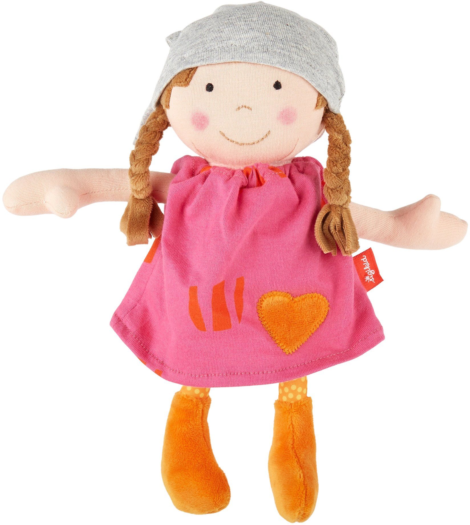 Stoffpuppe Brenda Bilipup, pink