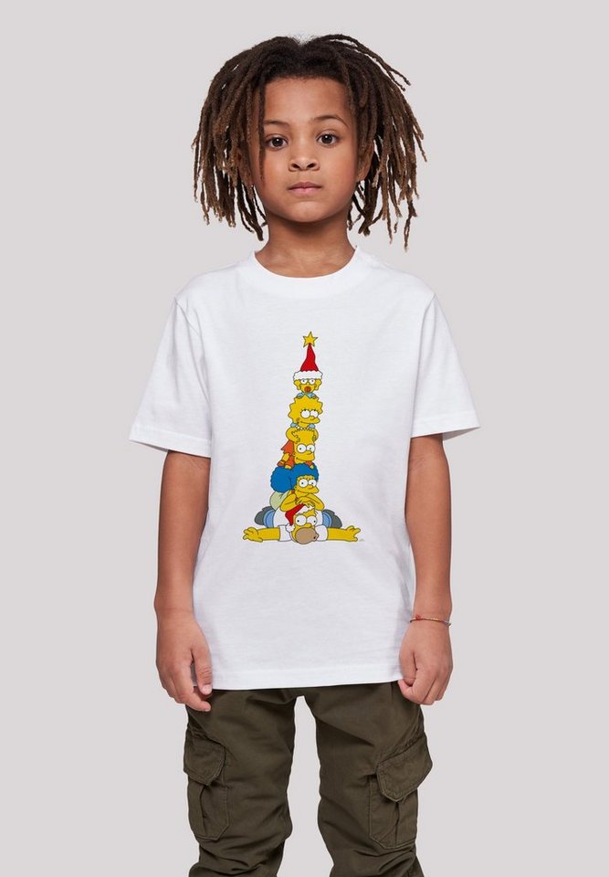 F4NT4STIC T-Shirt The Simpsons Family Christmas Weihnachtsbaum Print, Sehr  weicher Baumwollstoff mit hohem Tragekomfort