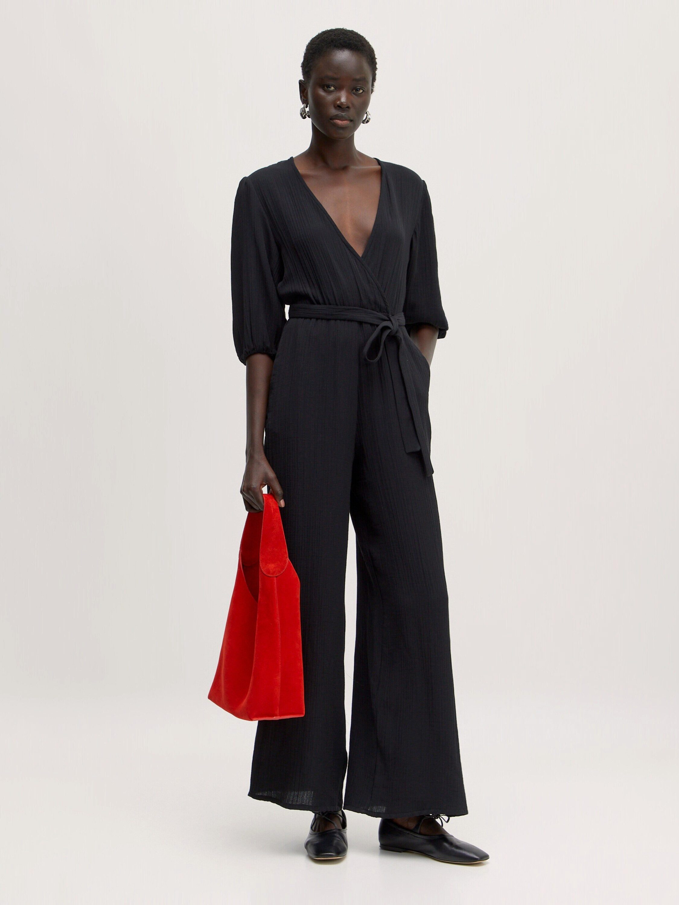 EDITED Jumpsuit Davide (1-tlg) Wickel-Design