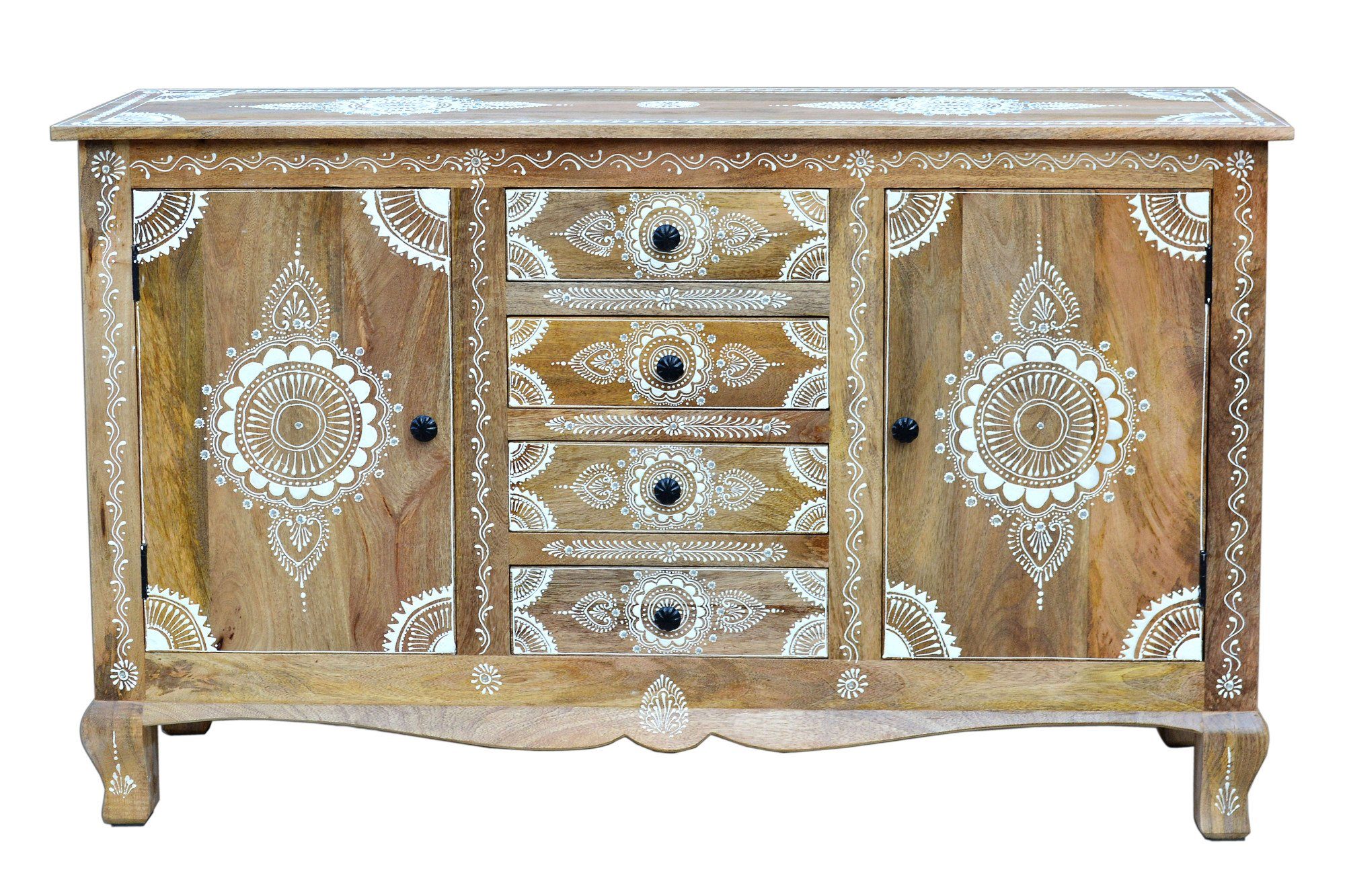 Home affaire Sideboard, Hand bemalt