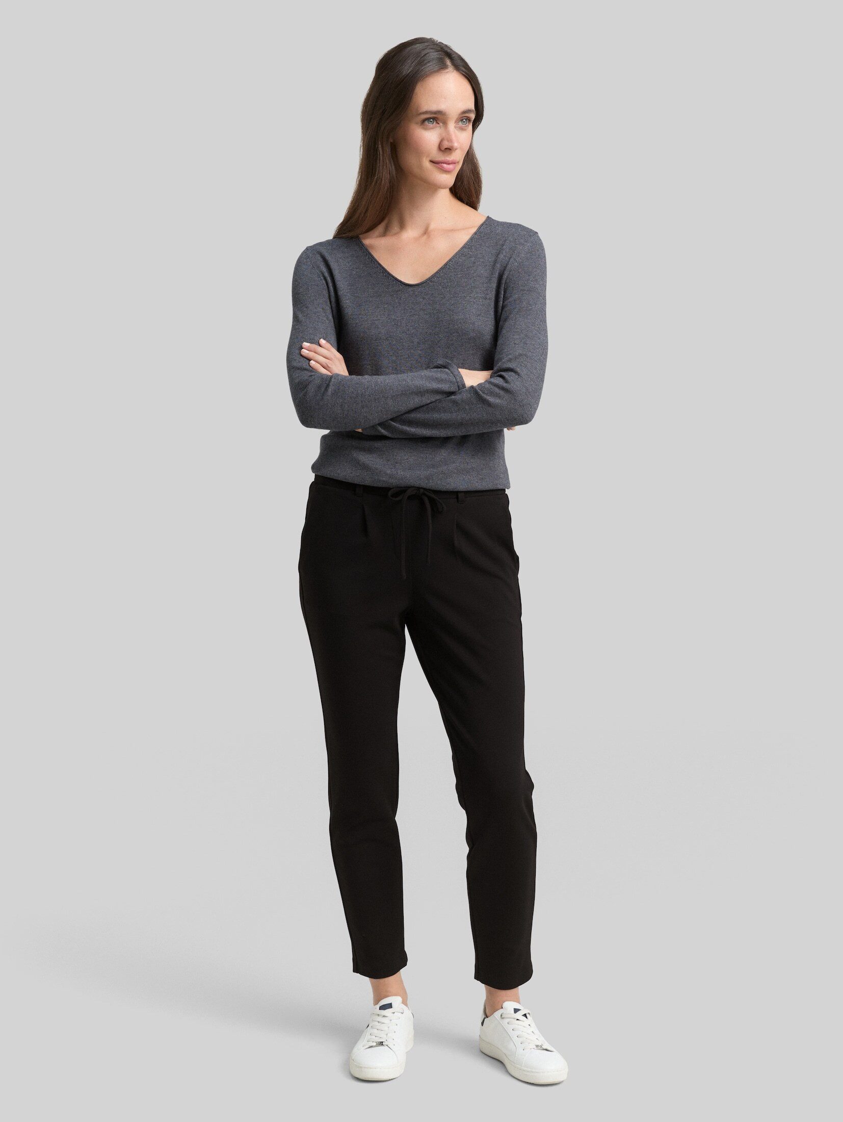 TOM TAILOR 7/8-Hose . Loose Fit Stoffhose