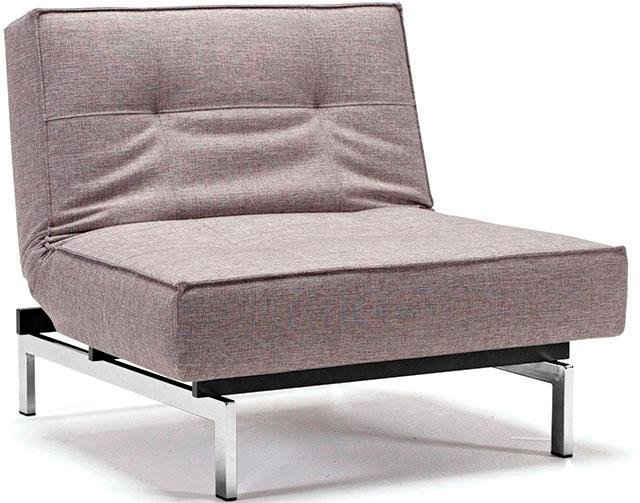 INNOVATION LIVING ™ Sessel Splitback, mit chromglänzenden Beinen, in skandinavischen Design