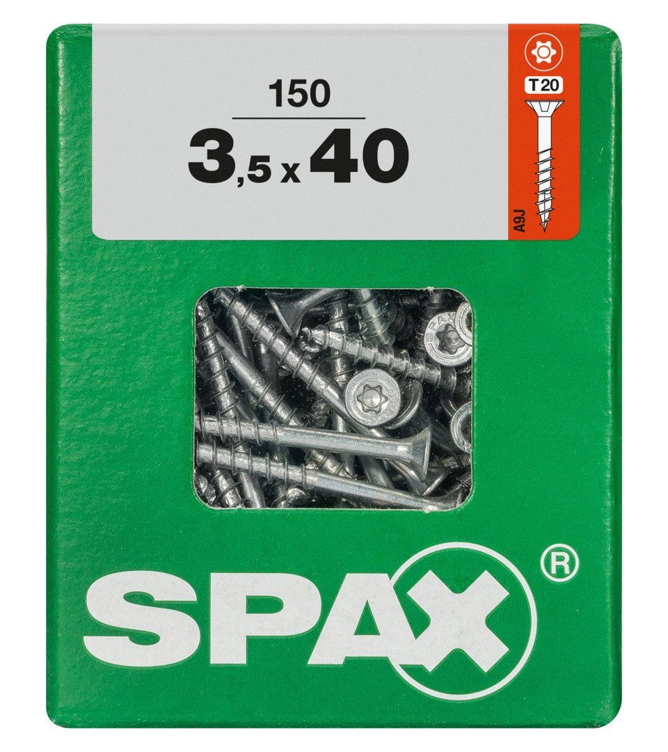 SPAX Holzbauschraube Spax Universalschrauben 3.5 x 40 mm TX 20 Senkkopf