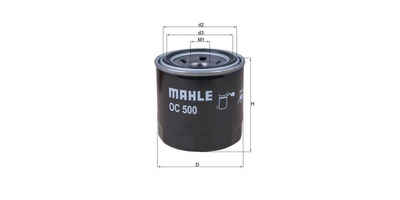 Trend Line Ersatzfilter Mahle Ölfilter OC500