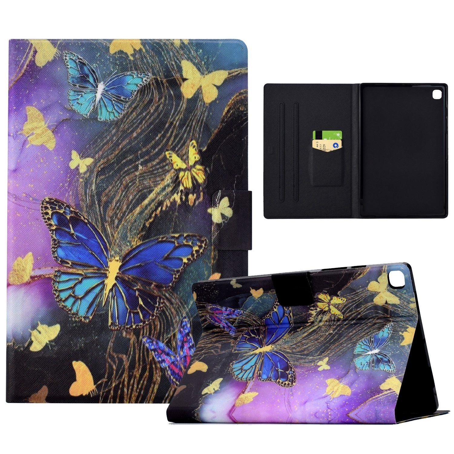 Wigento Tablet-Hülle Für Samsung Galaxy Tab S6 Lite 2022 / 2024 Kunstleder Tasche Motiv 6