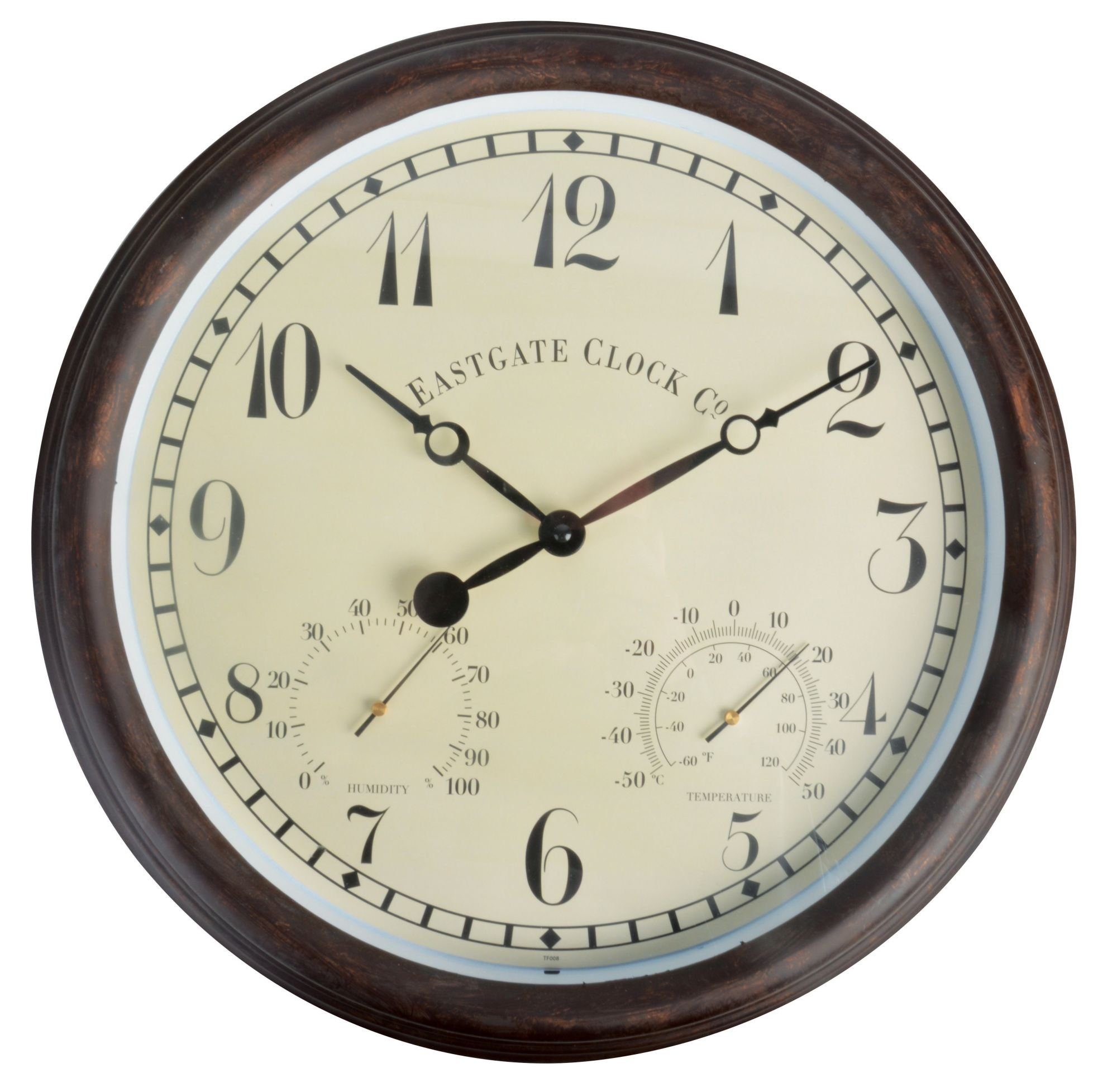 esschert design Wanduhr (Gartenuhr aus Kunststoff) günstig online kaufen