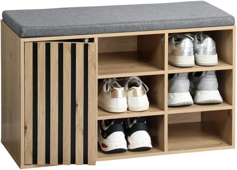 KESPER® Schuhschrank mit Sitzkissen, Maße: B: 76 x H: 48 x T: 29,5 cm (1-St)