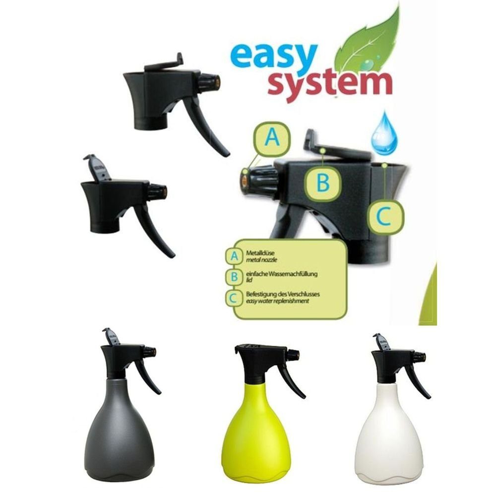GarPet Sprühflasche Blumensprüher EASY Hand Pflanzen Wasser Sprüher